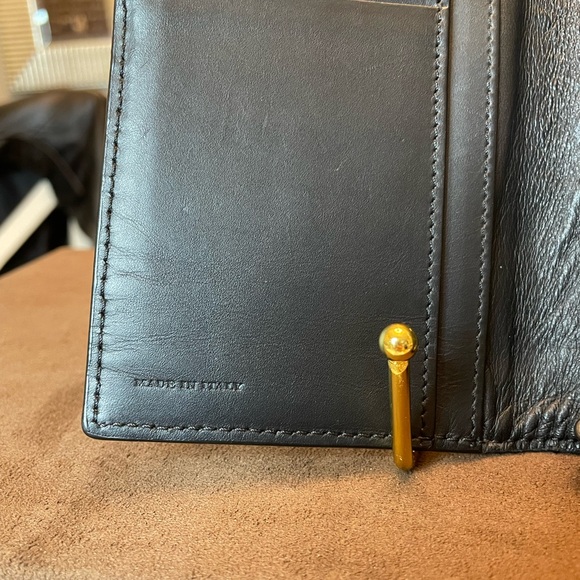 Burberry black leather long wallet - Picture 9 of 16